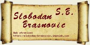 Slobodan Brašnović vizit kartica